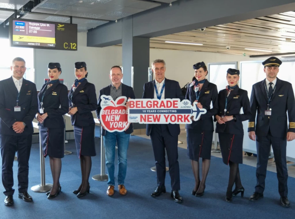 Deset godina direktne veze Beograda i Njujorka: Air Serbia prevezla više od 750.000 putnika